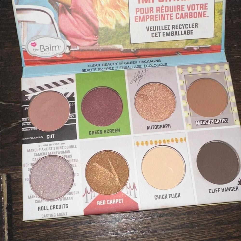 the balm and the beautiful Eyeshadow palette
